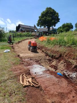 Gradnja in obnova vodovodnega sistema v obcini Mirna Pec (2)